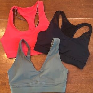 Fabletics Pink and Black Sports Bras